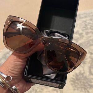 Elegant Brown Sunglasses by Saint Laurent